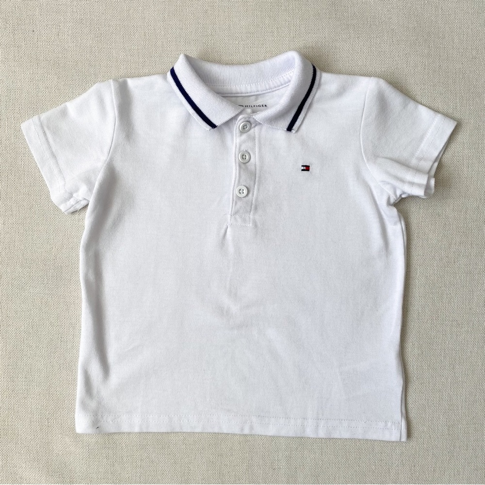 Tommy Hilfiger Bundle Short Sleeve Polo Khaki Shorts Colorblock Joggers 18M - Picture 2 of 8